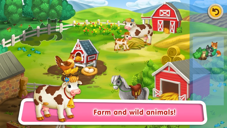 Baby Puzzles for Kids: Learn Words in 5 Languages