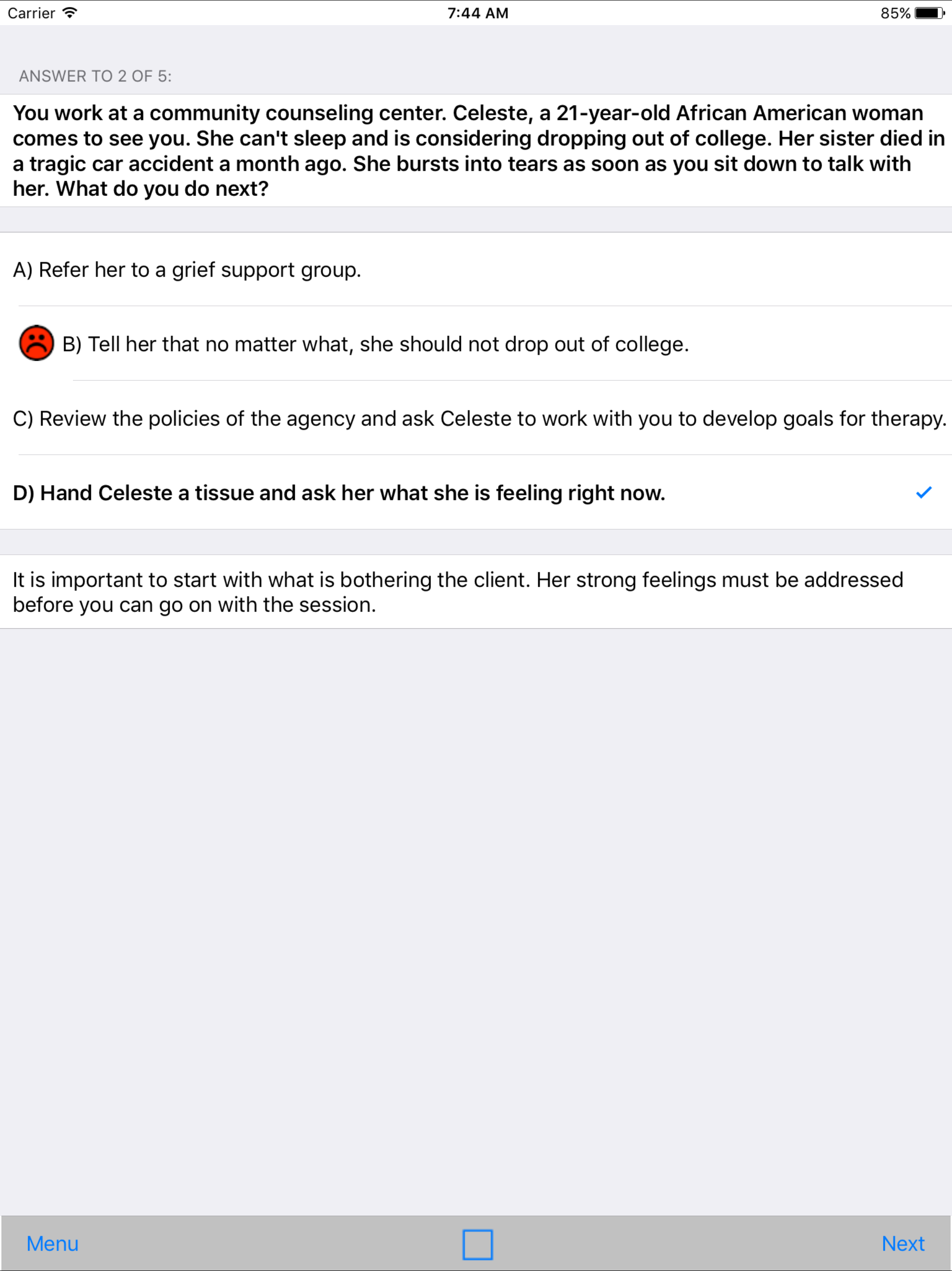 Social Work Lite (Free Questions)