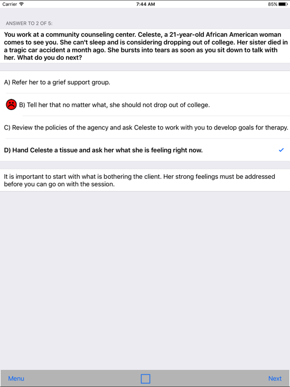 Screenshot #6 pour Social Work Lite (Free Questions)