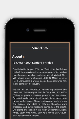 Sanford Vitrified screenshot 4