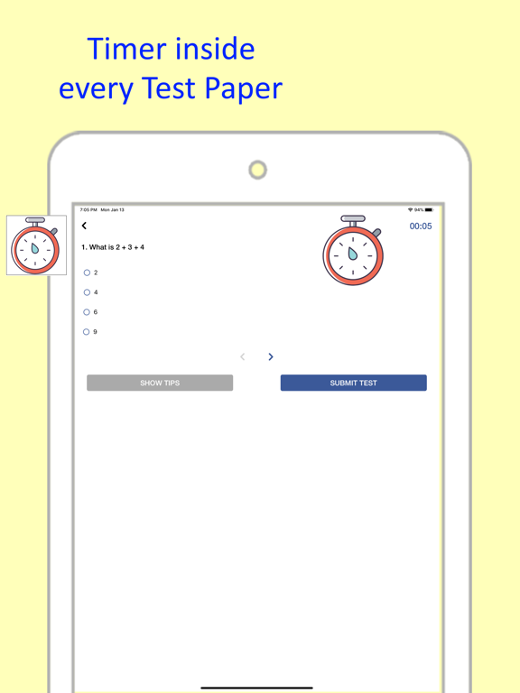11+ Maths Practice Papers GCSE iPad screenshot