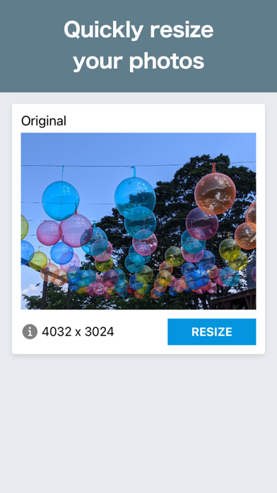 Photo Resizer: resize image Screenshot