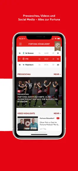 Game screenshot Fortuna Düsseldorf App apk
