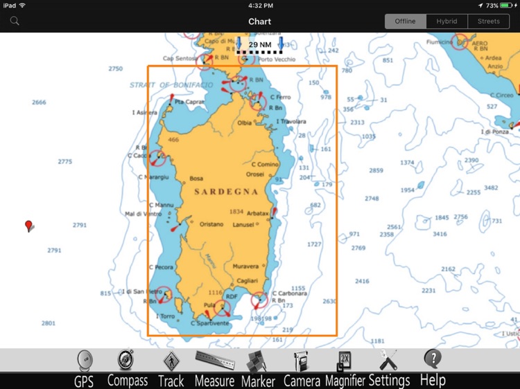 Sardinia Nautical Charts Pro screenshot-4