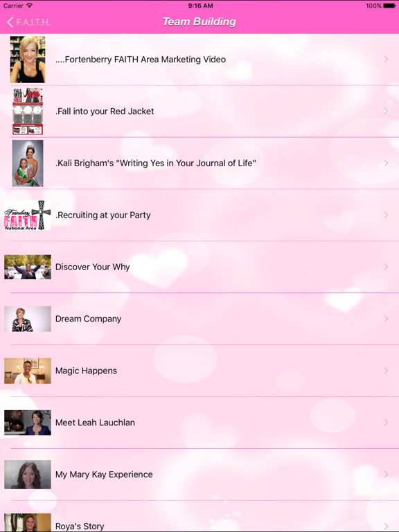 F.A.I.T.H AREA iPad screenshot 4 - Business app