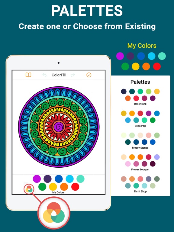 Screenshot #6 pour ColorSip Calm Relax Focus Coloring Book for Adults