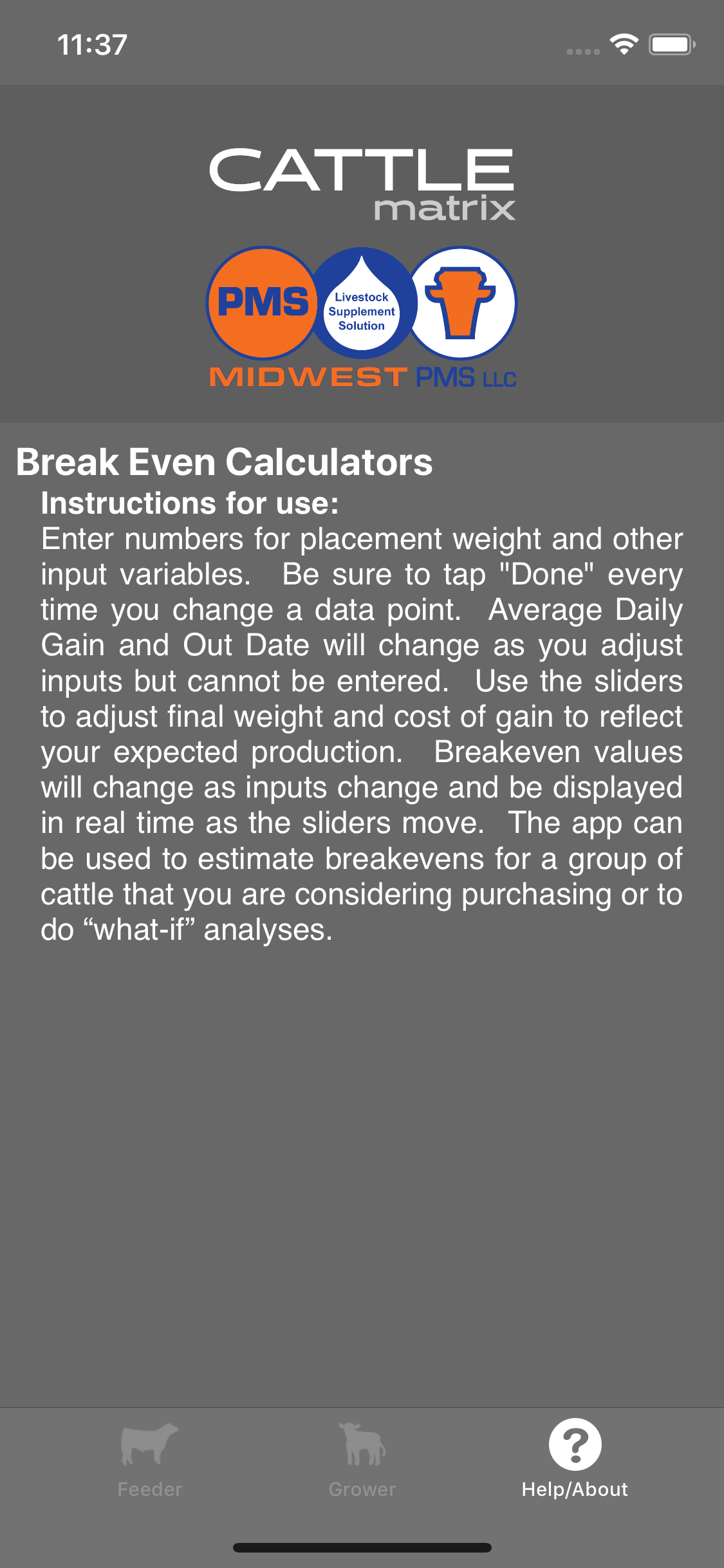 Cattle Matrix