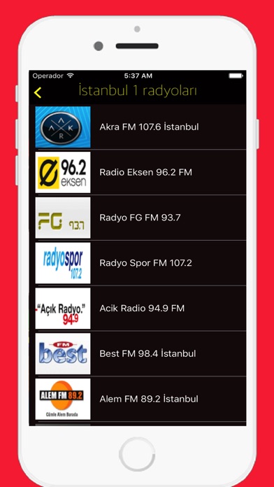 Screenshot #2 pour Radyo Türkiye FM - Radyolar Türkçe / Radio Canli