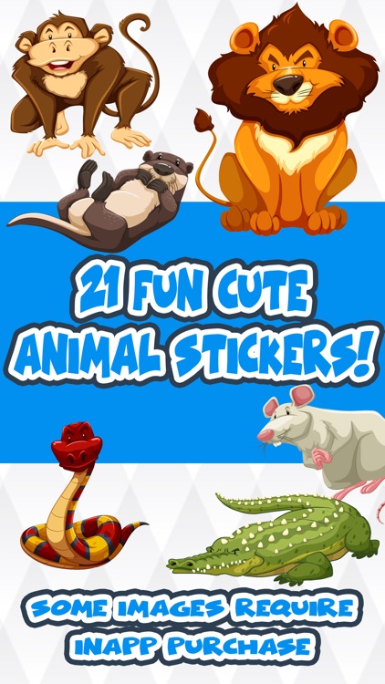 Fun Cute Animal Stickers