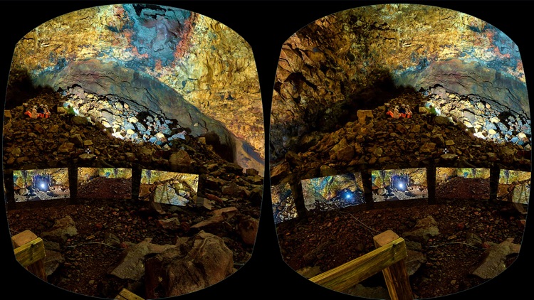 VR Inside a Volcano Island Virtual Reality 360