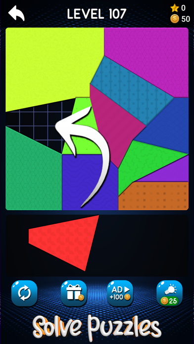 Pazzel: New Tangram Puzzles Screenshot