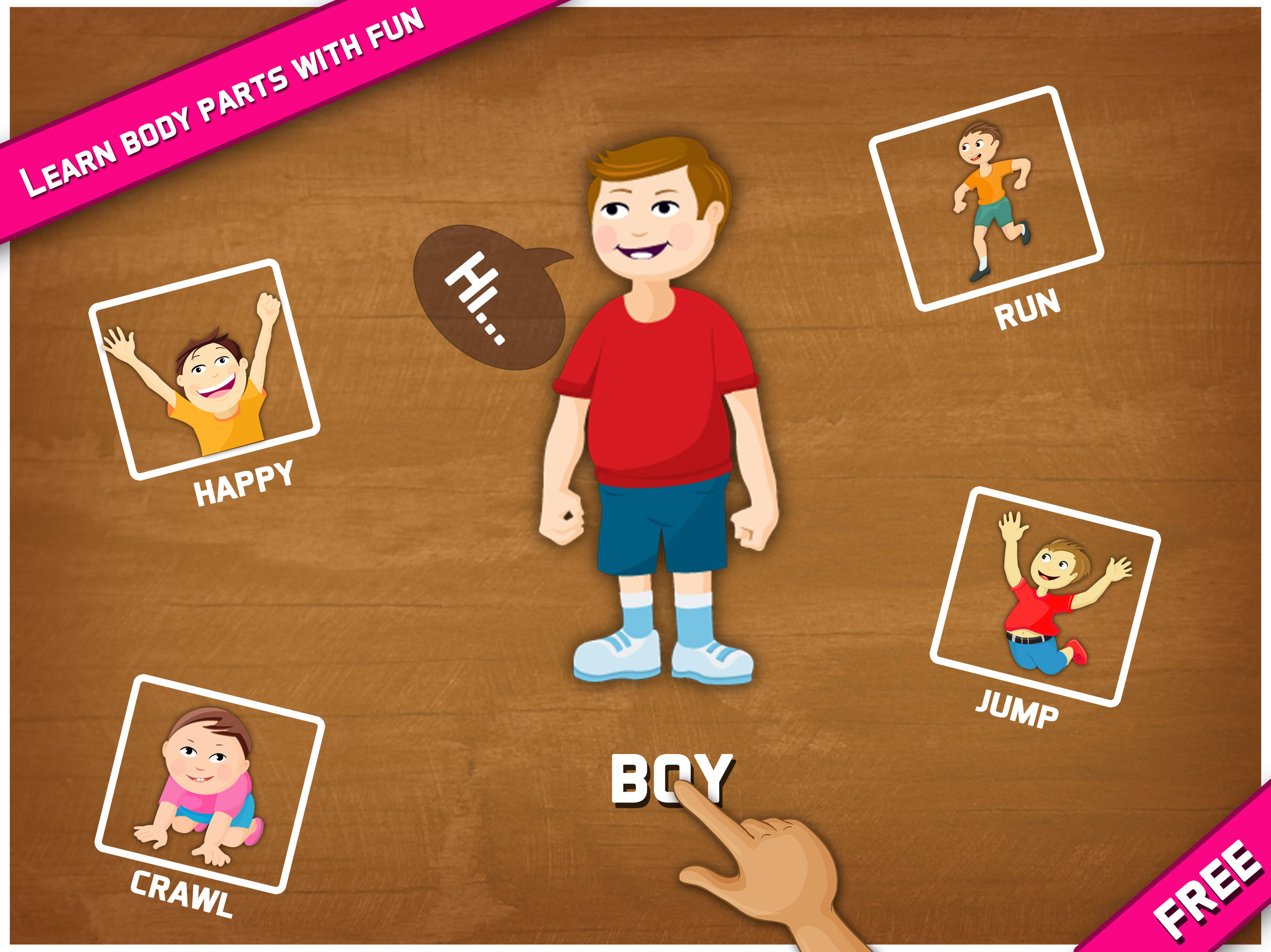 Baby Learning Flashcards - Kids Learning Words