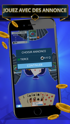 Coinche Offline - Single Player screenshot 3