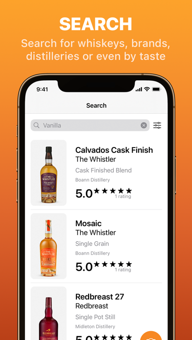 Irish Whiskey App Screenshot