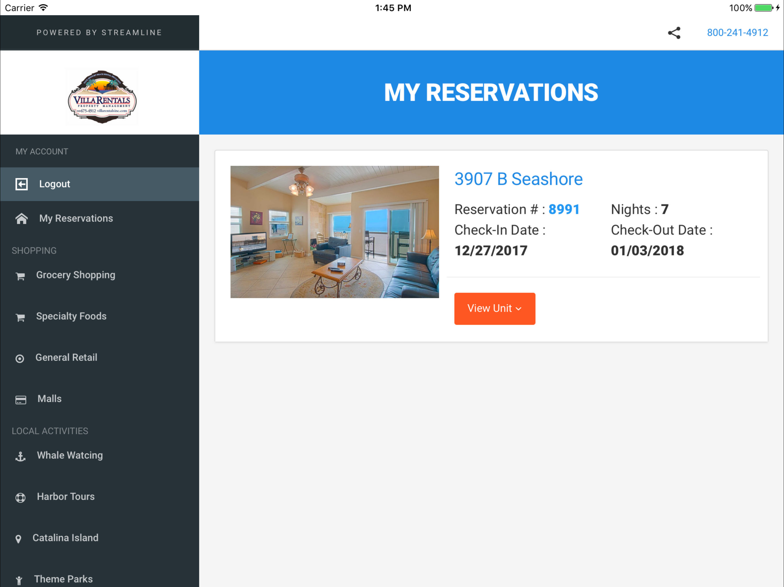 Villa Rentals Vacation Guide screenshot 4