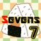 Rice ball Sevens (Playing card game)
