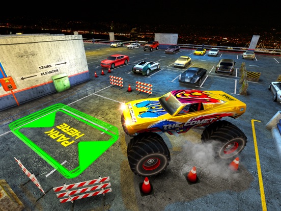 Multi Storey Monster Truck Parking Simulator 2017 iPad screenshot