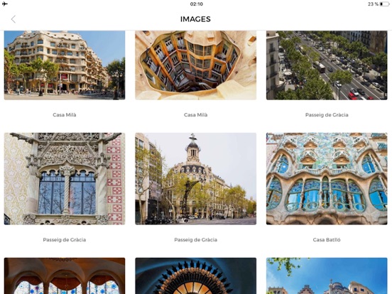 Barcelona Travel Guide Offline iPad screenshot 4 - Navigation app