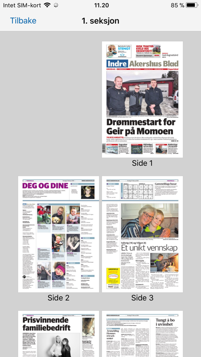 Indre Akershus Blad eAvis Screenshot