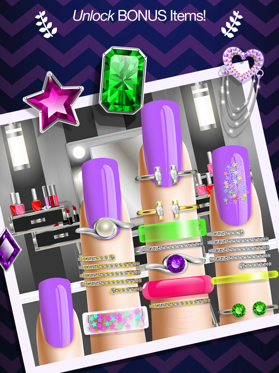 Screenshot #4 pour Dress Up and Makeup: Manicure - Nail Salon Games 1