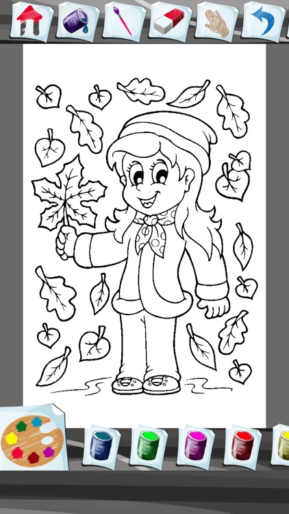 Autumn Coloring Book