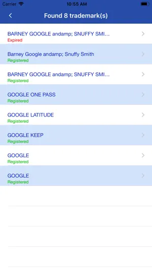 UK Trademark Search Tool screenshot 2