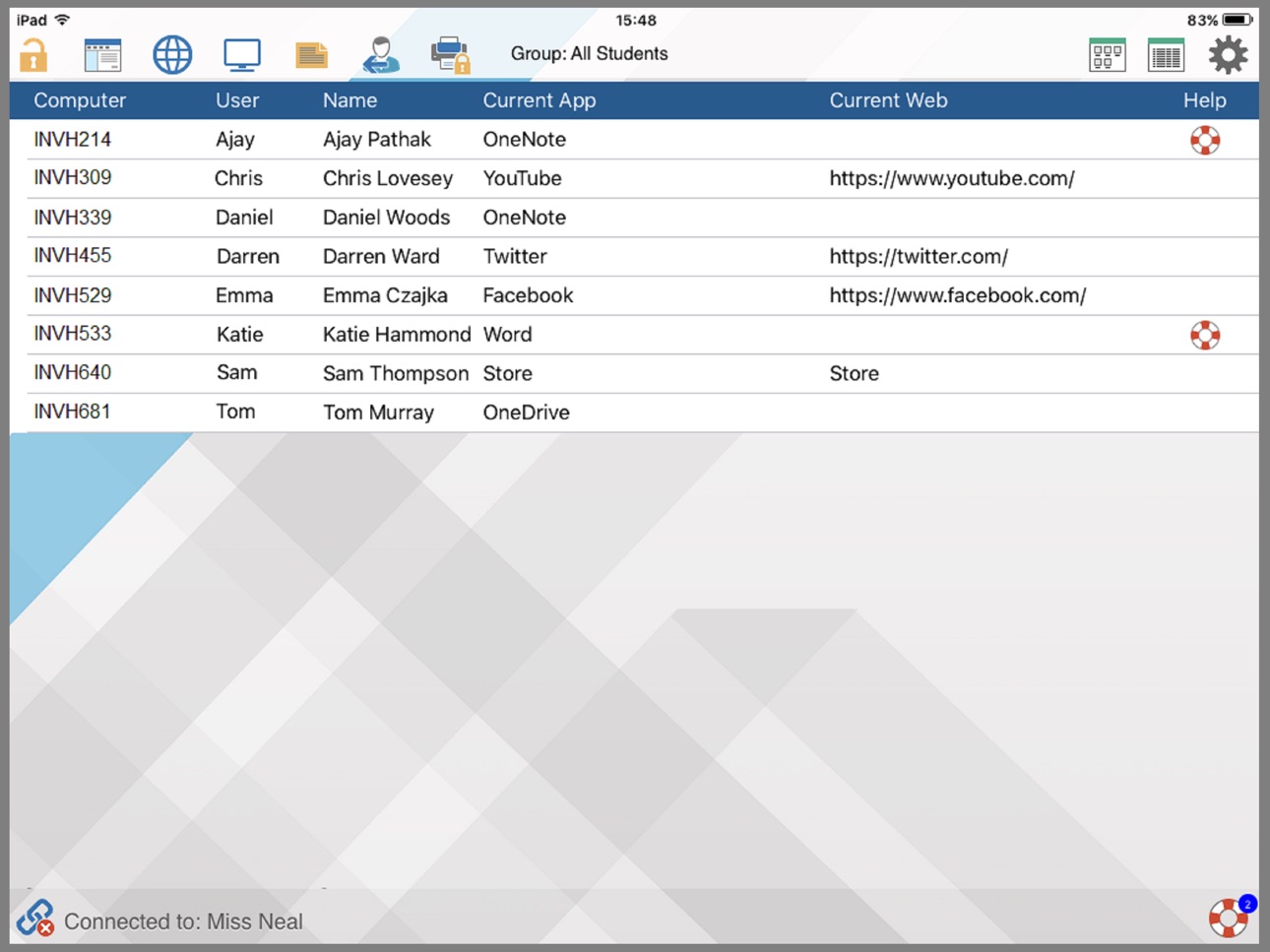 iPad screenshot