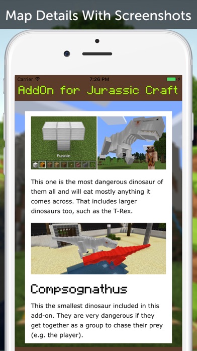 Jurassic Craft AddOn for Minecraft Pocket Editionのおすすめ画像3