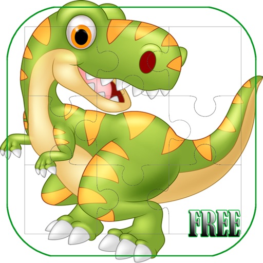 Dinosaur World Jigsaw For Kids And Puzzle Icon