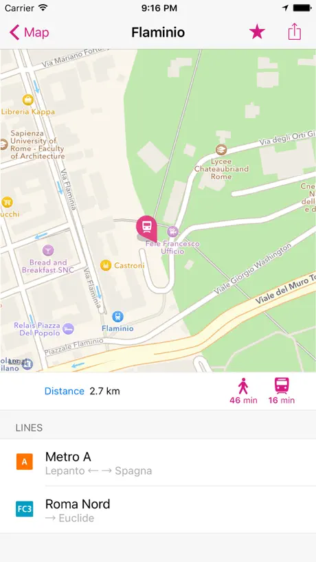 Rome Rail Map Lite