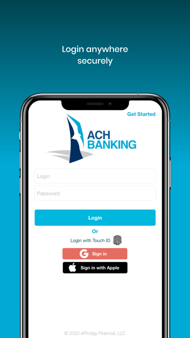 ACH Banking Screenshot
