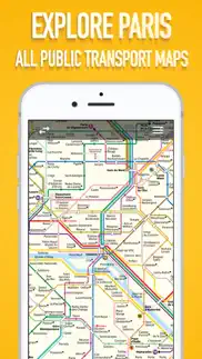 paris metro map. iphone screenshot 1