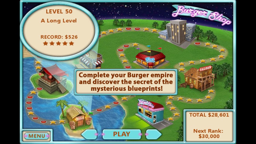 play burger shop online