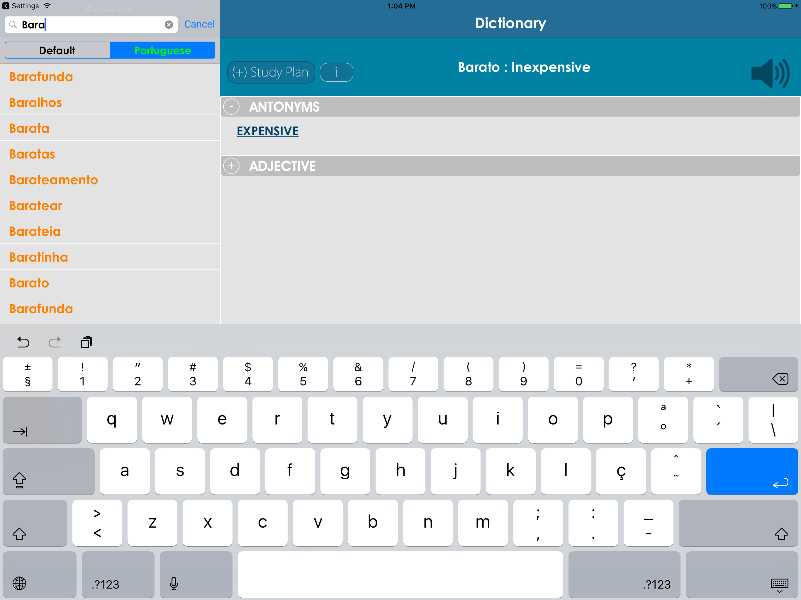 Portuguese Dictionary screenshot 6