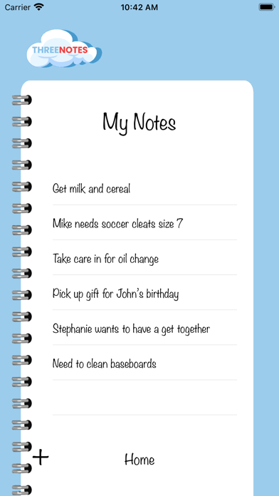 My Three Notes Screenshot