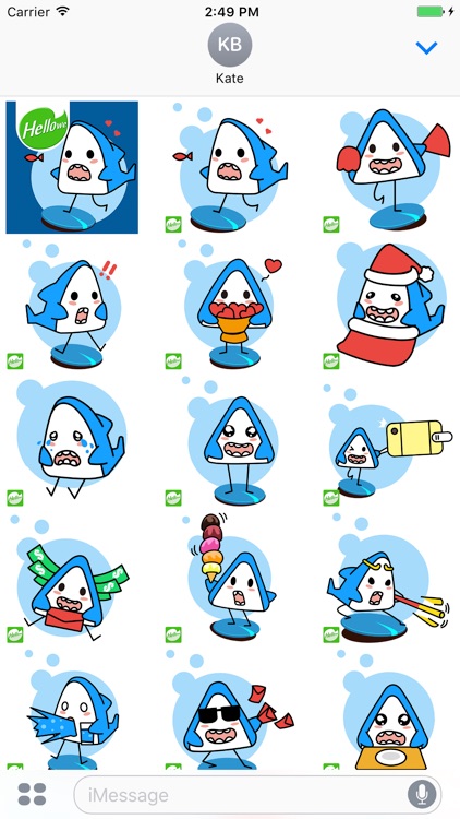 Hellowe Stickers: Iron Shark YoDo