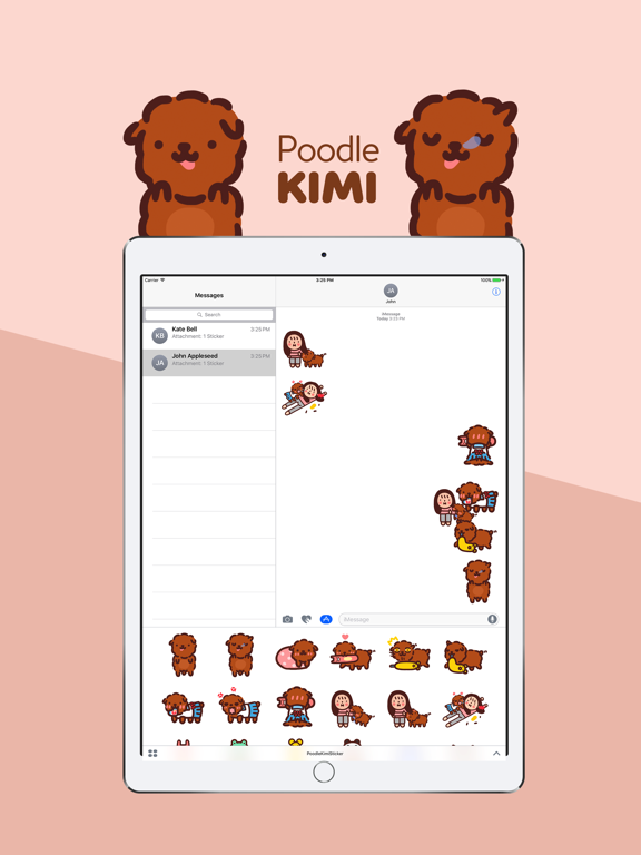 Screenshot #4 pour Poodle Kimi Sticker