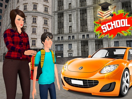 Screenshot #5 pour Paper Girl Mom Family Games 3d