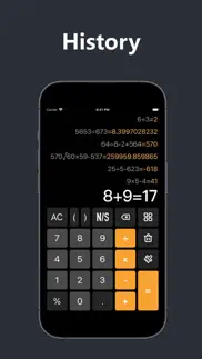 calculator for pad iphone screenshot 2