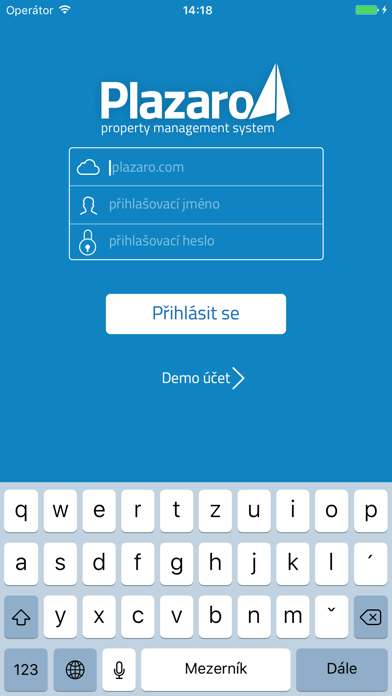 Plazaro – hotelový systém Screenshot