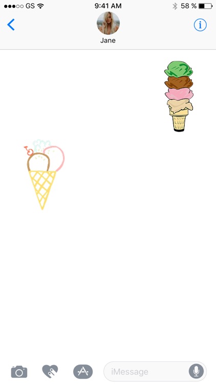 Ice Cream Eight Sticker Pack