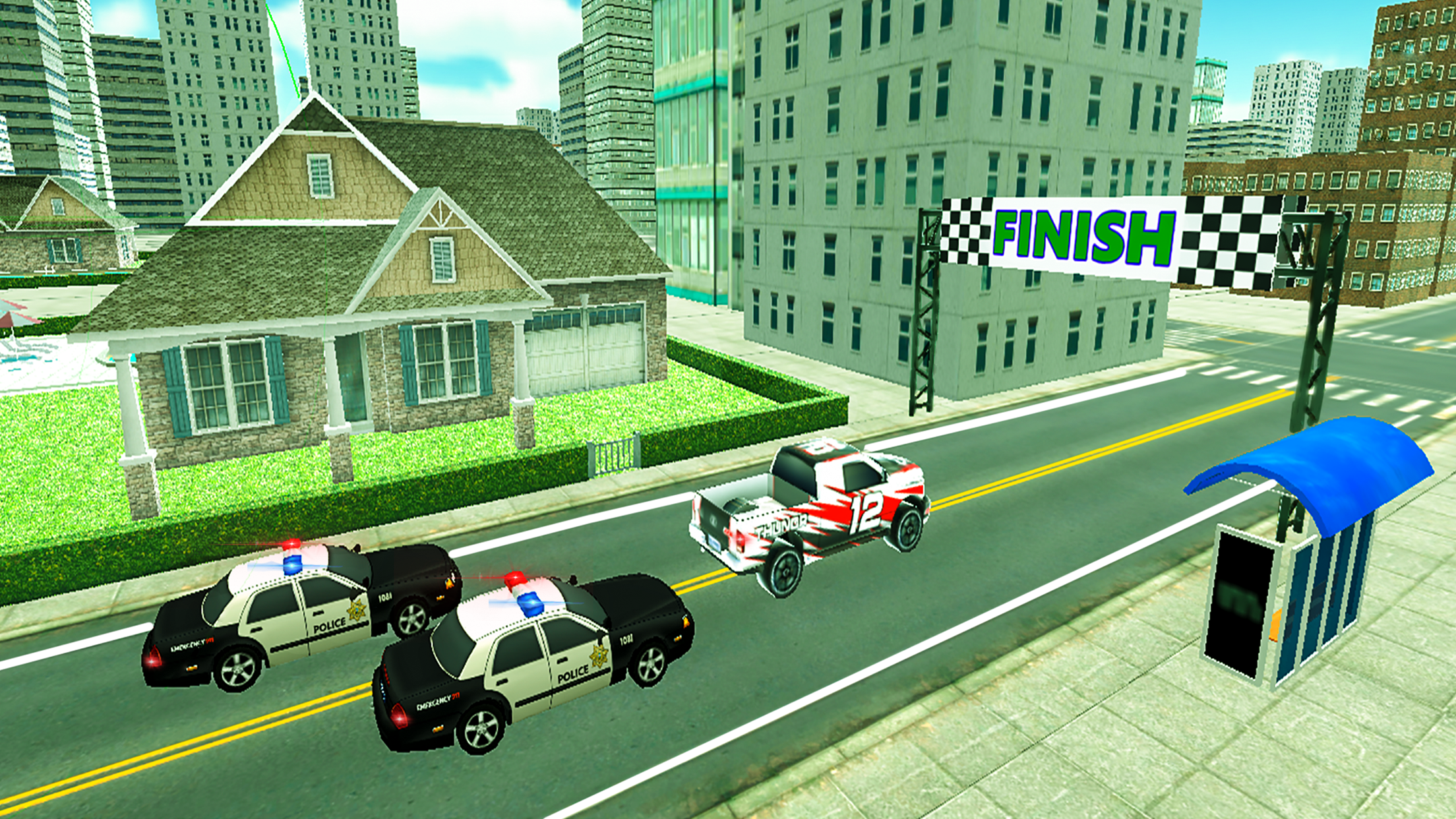 Police Chase Hot Car Racing Game of Racing Car 3D screenshot 2