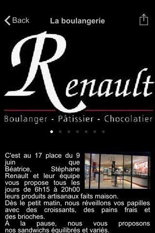 Boulangerie Renault screenshot 2