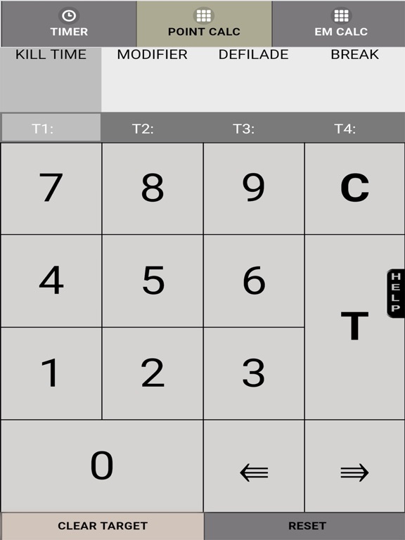 Screenshot #5 pour Gunnery - Timer and Calculator
