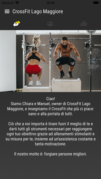 CrossFit Lago Maggiore Screenshot 1 - AppWisp.com CrossFit Lago Maggiore Screenshot 1 - AppWisp.com