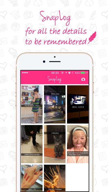 SnapLog - Snap the moment and take notes on it !