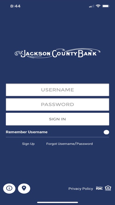 Jackson County Bank Screenshot
