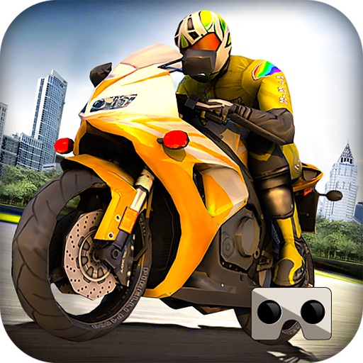 VR Highway Drag Moto Racer - Racing Simulator 2017 icon