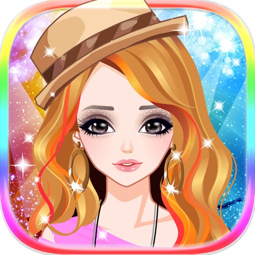 Star Princess beautiful diary - Girl Makeup Game icon