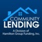 The Community Lending app connects Home Buyers & Realtors with Loan Officers to learn which home loan they can pre-qualify for when searching for a home to purchase
